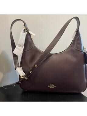 Coach Smooth Leather Ella Shoulder Bag Espresso